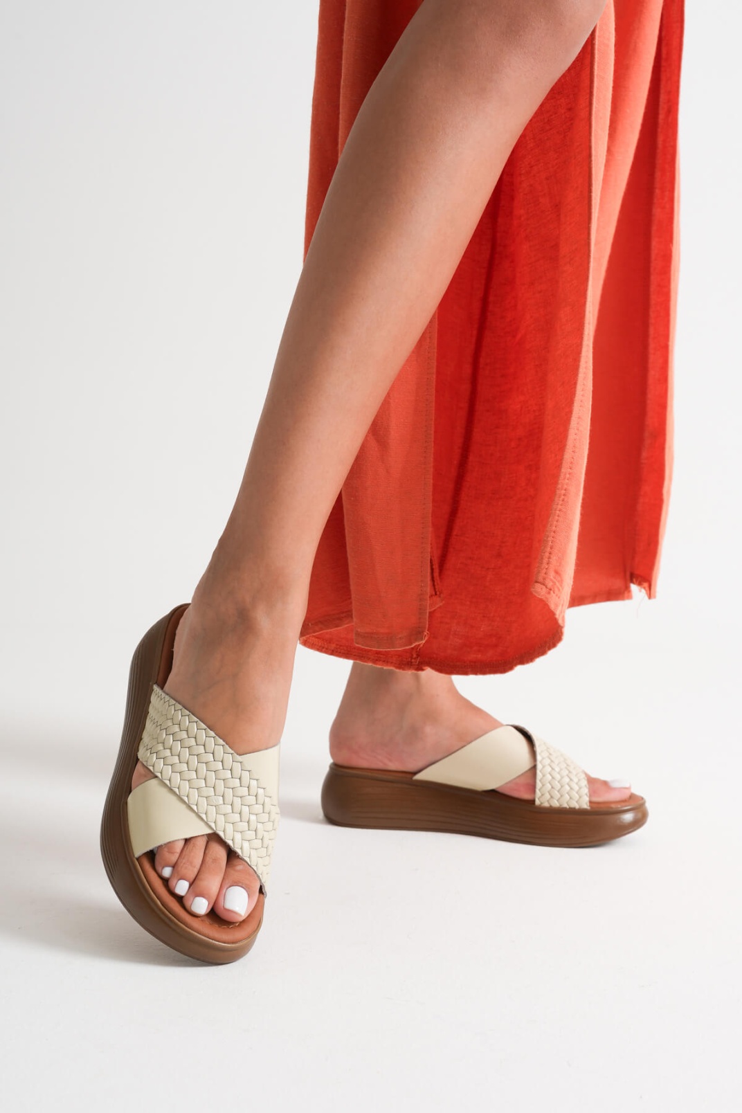 Fayn Bej Hakiki Deri Terlik