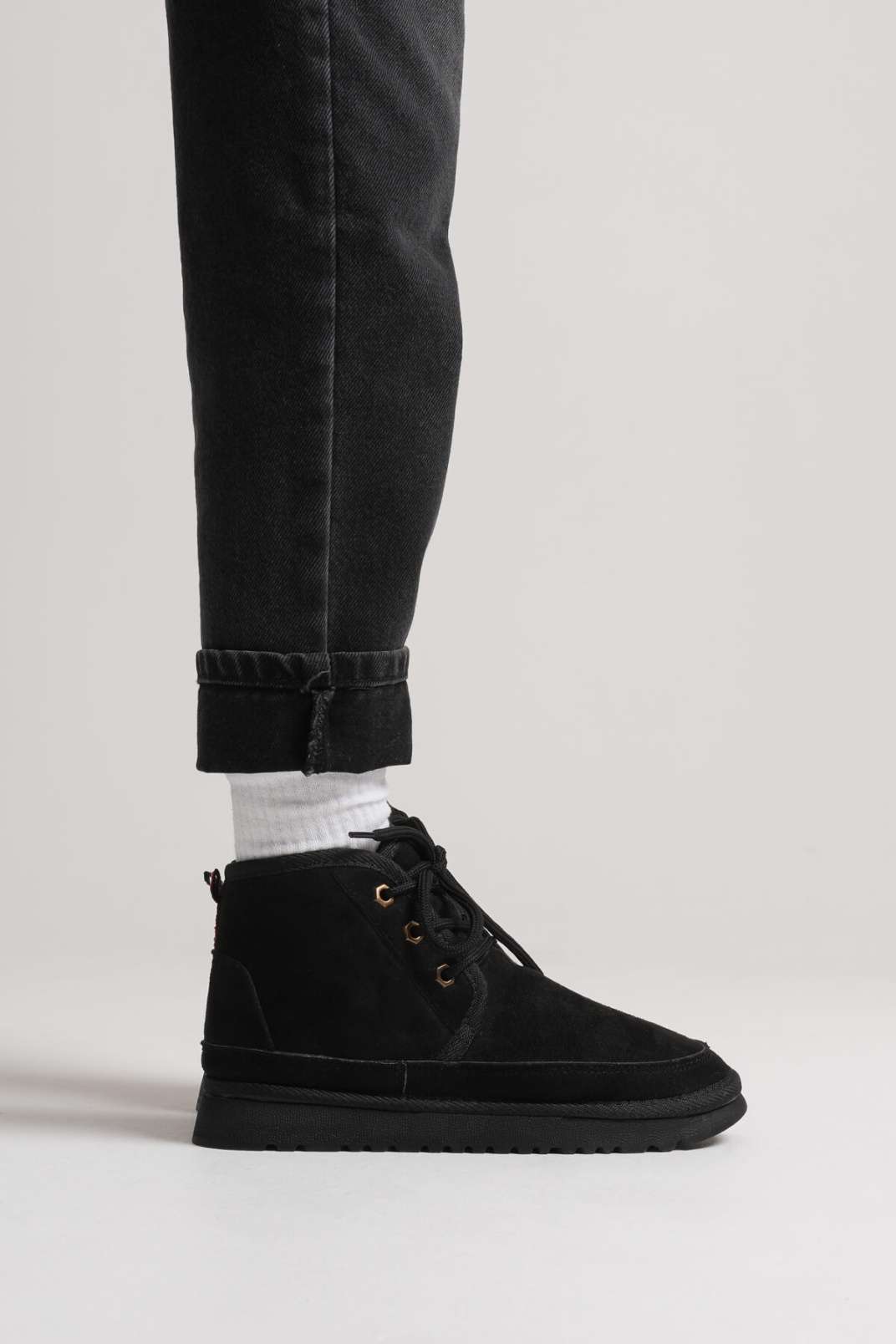 Daria Kadın Kışlık Siyah İçi Kürklü Bot