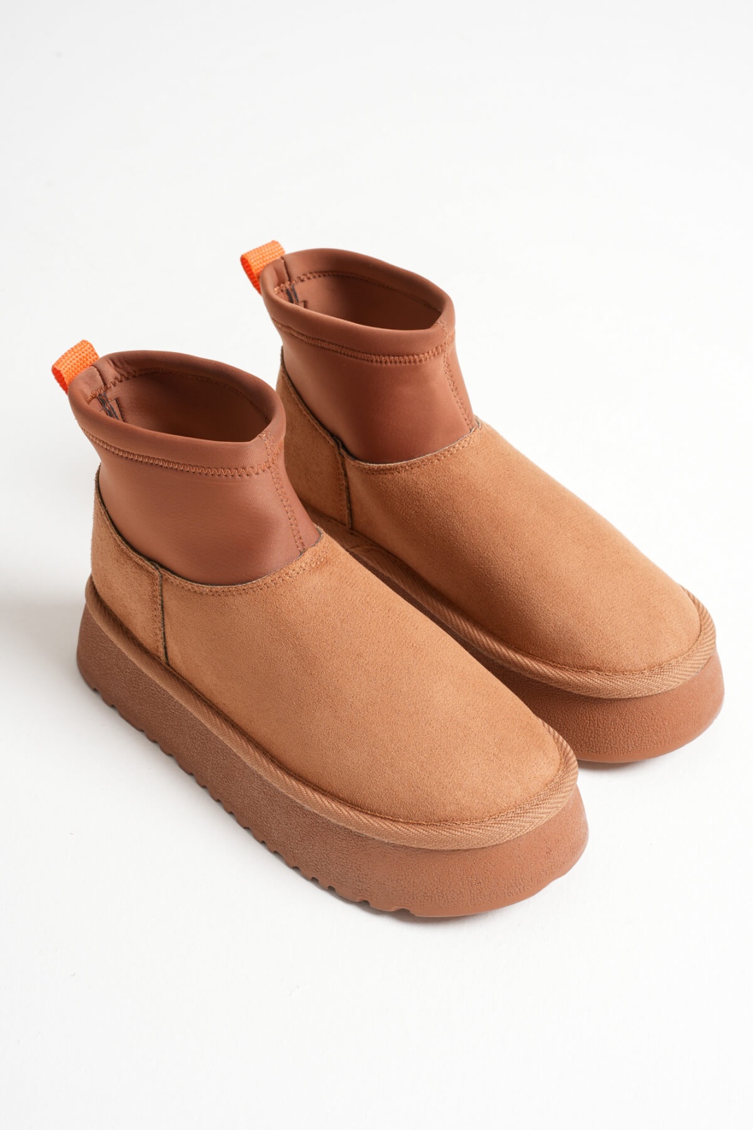 Nadia Kadın Taba Kışlık İçi Kürklü Kalın Taban Bot