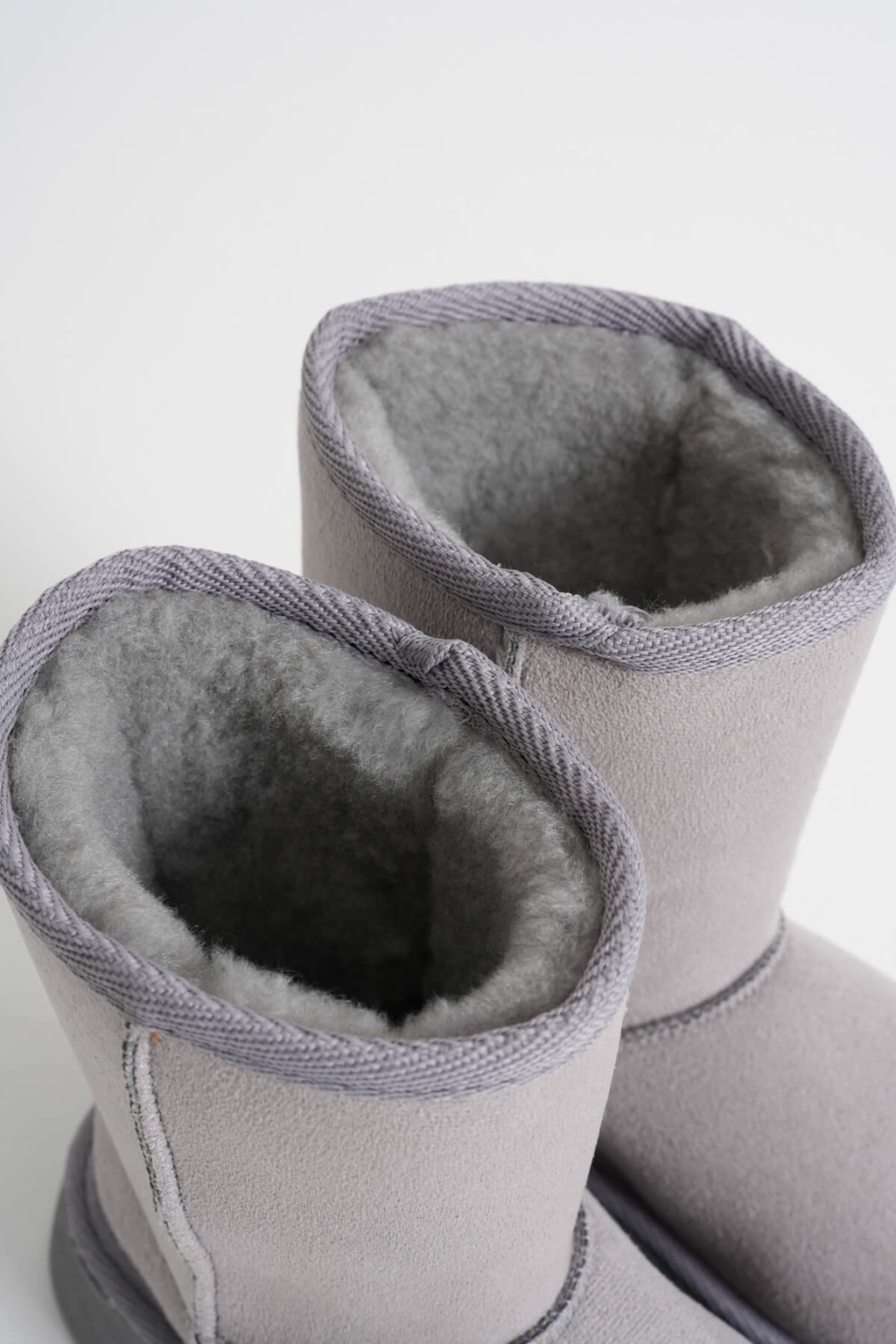 Anisa Kadın Gri Kışlık Kürklü Bot