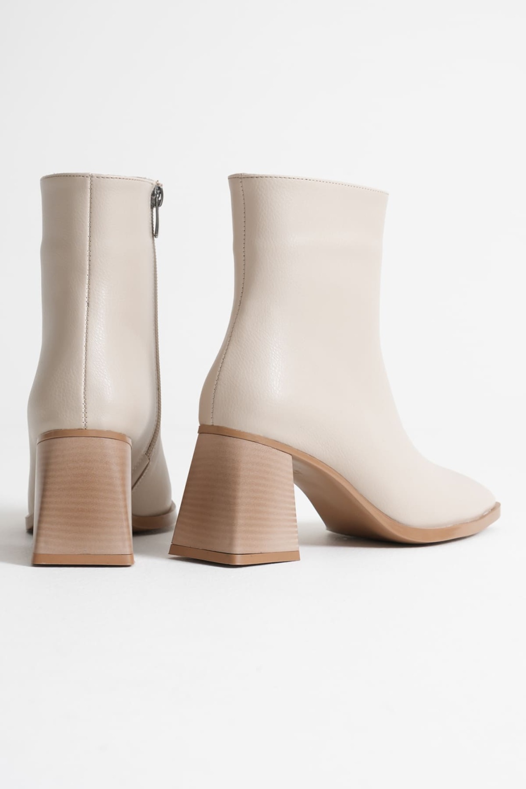 Ornela Kadın Bej Topuklu Bot