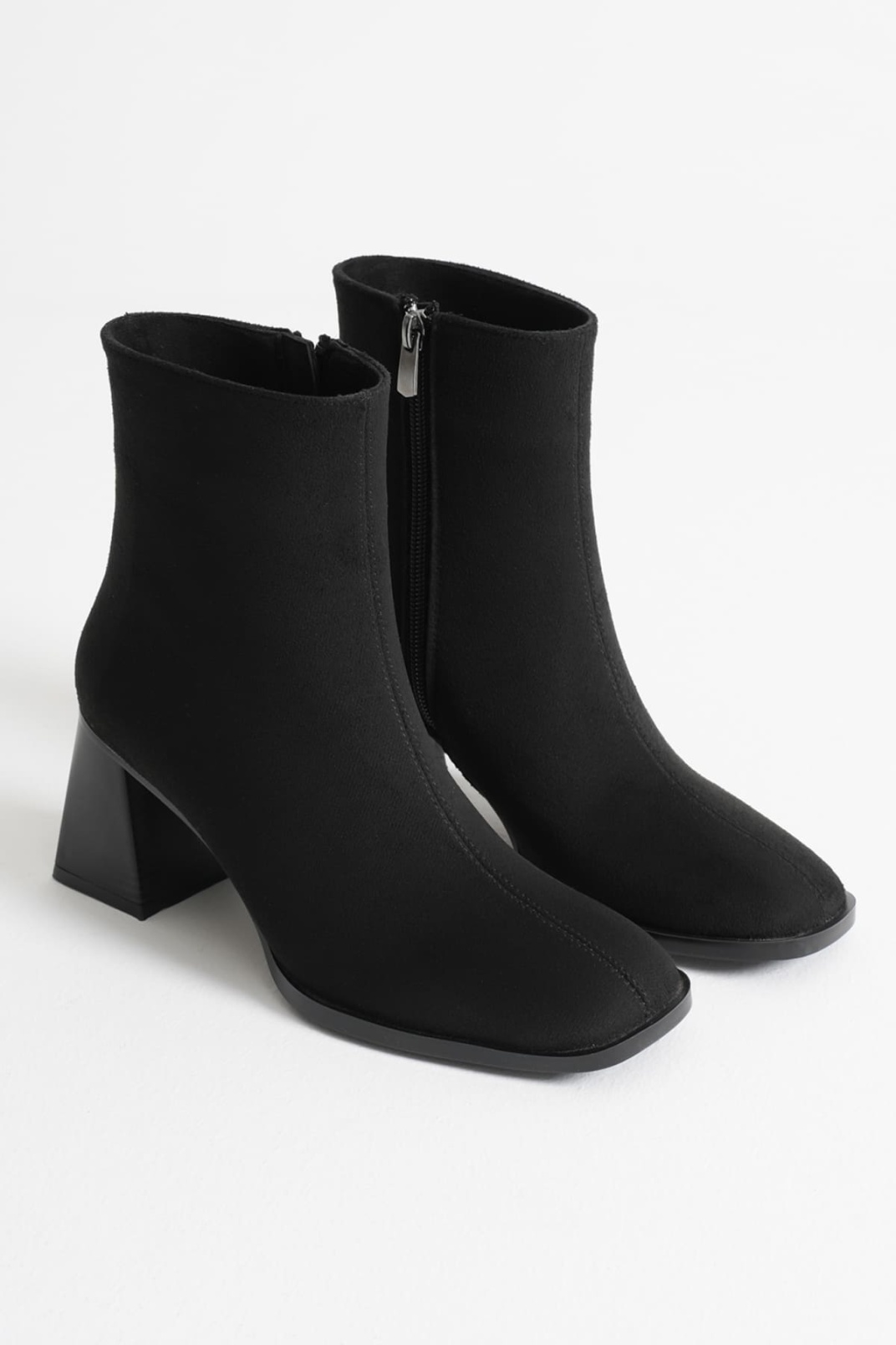 Ornela Kadın Siyah Süet Topuklu Bot