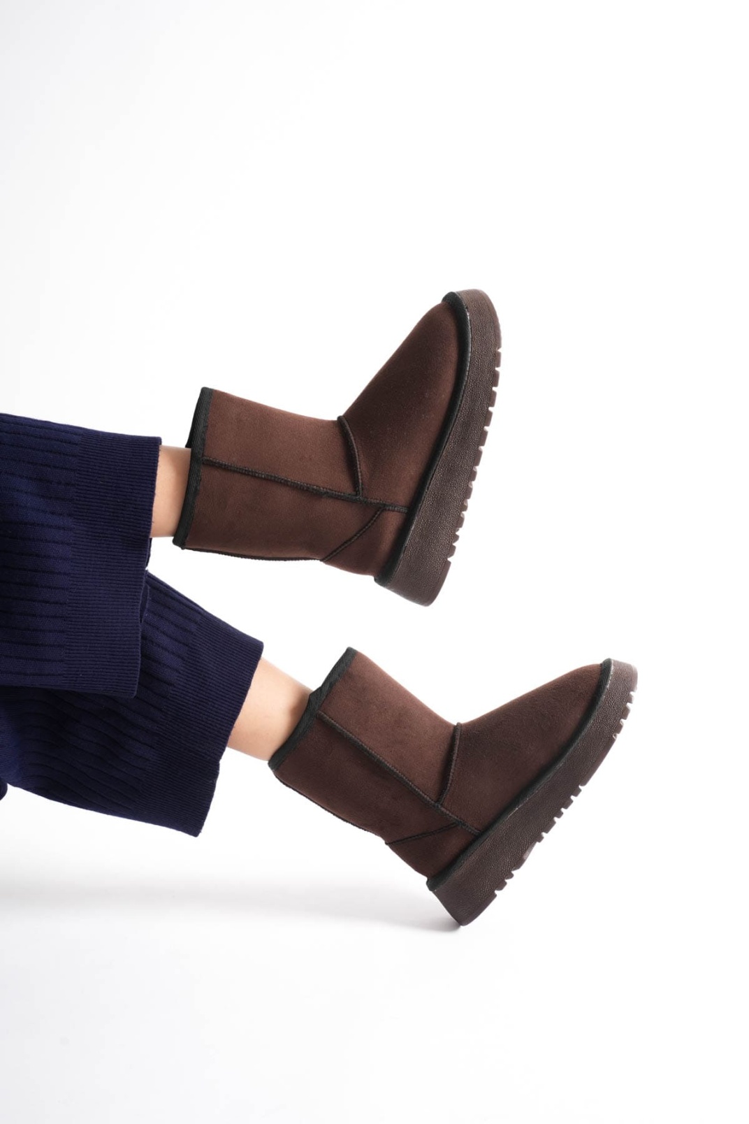 Anisa Kadın Acı Kahve Kışlık Kürklü Bot