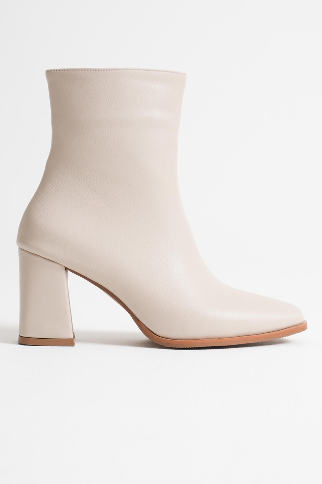 Muso Kadın Bej Topuklu Bot