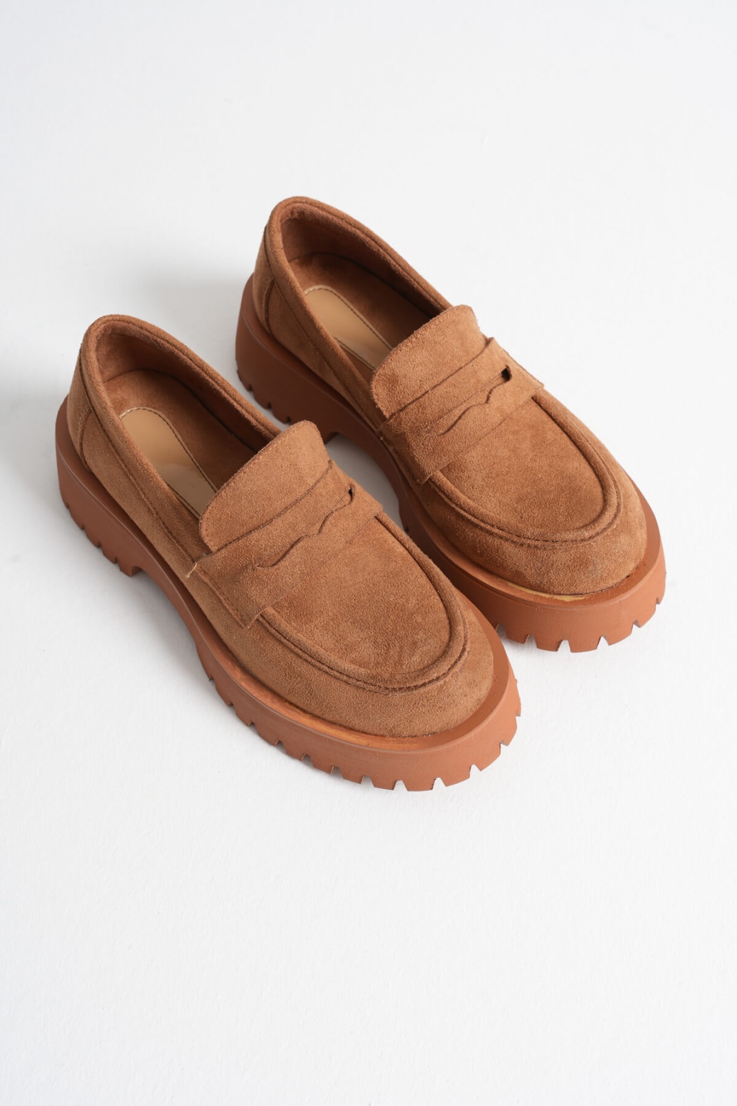 Noir Kadın Günlük Taba Süet Ayakkabı