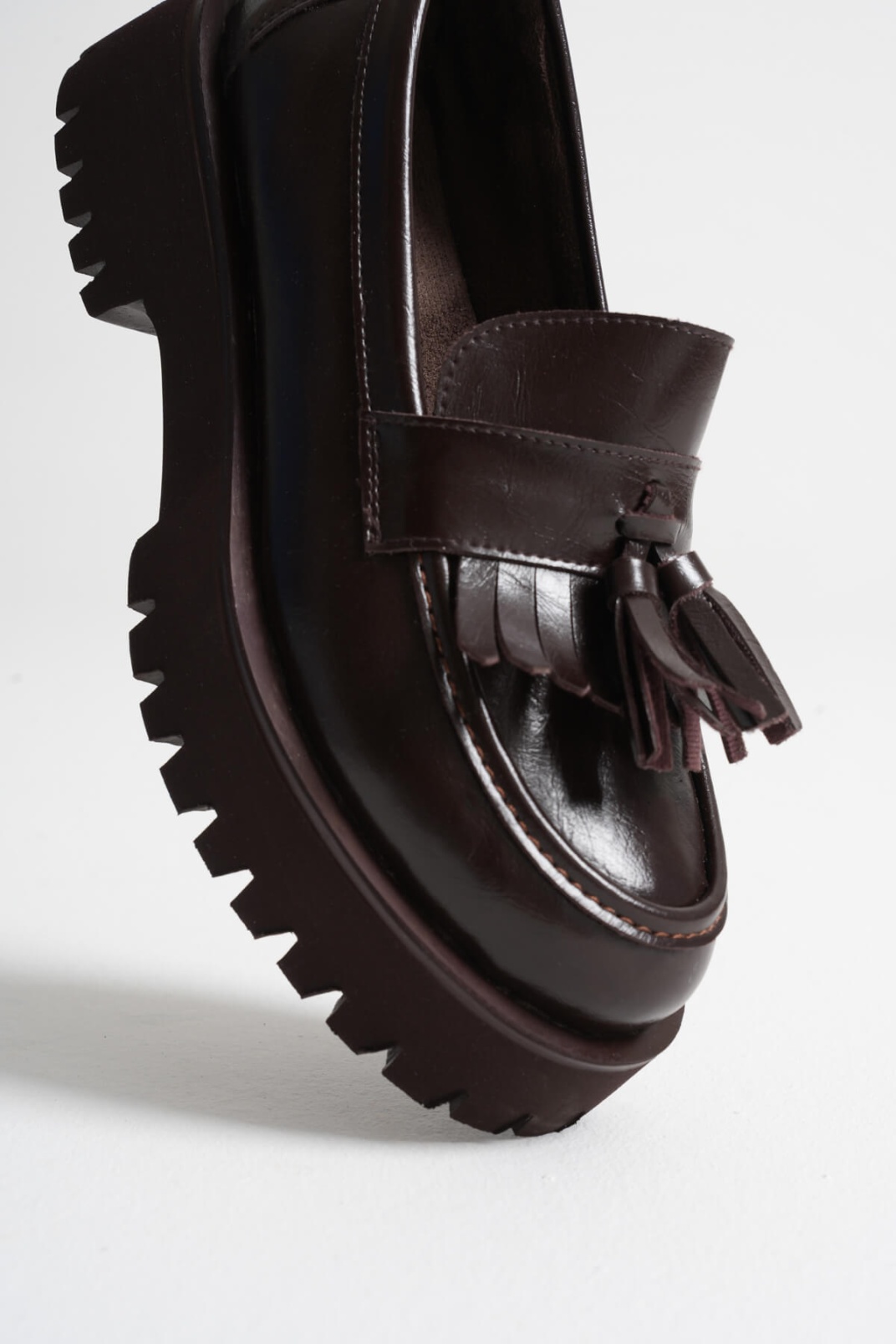 Mina Kadın Günlük Acı Kahve Loafer Ayakkabı