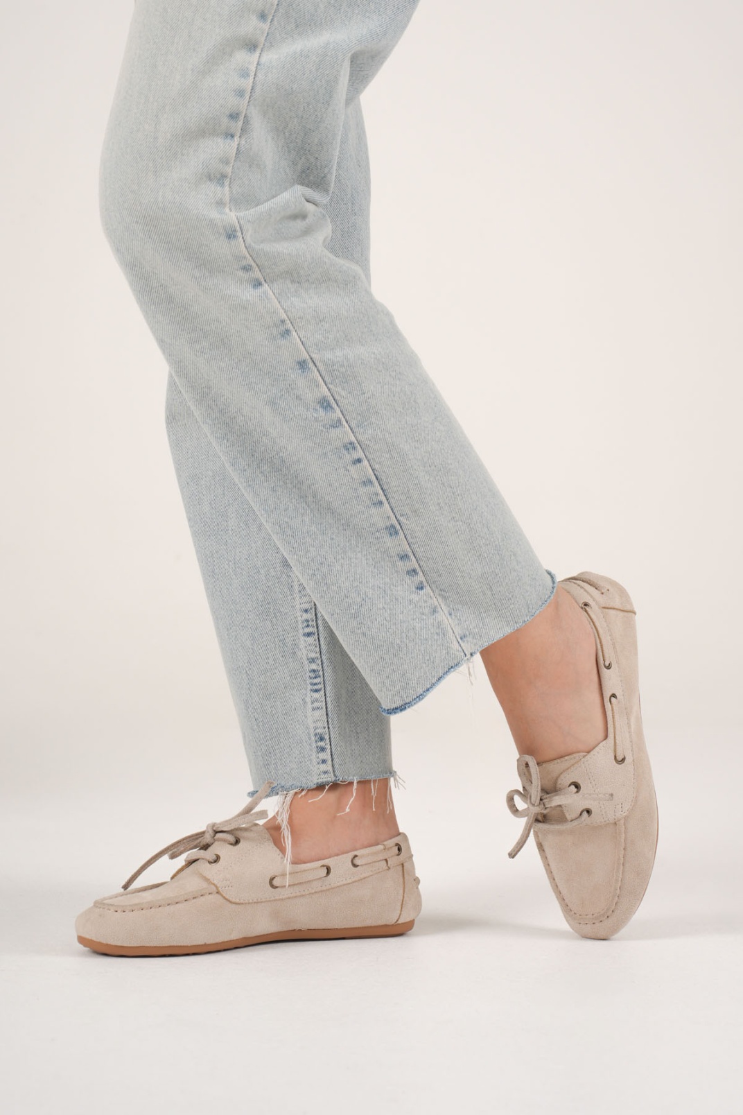 Kadın Bej Günlük Süet Ayakkabı TR27MS06B