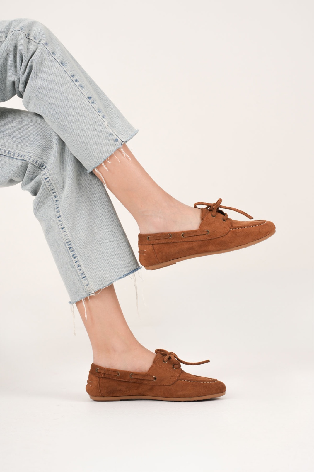 Kadın Taba Günlük Süet Ayakkabı TR27MS06C