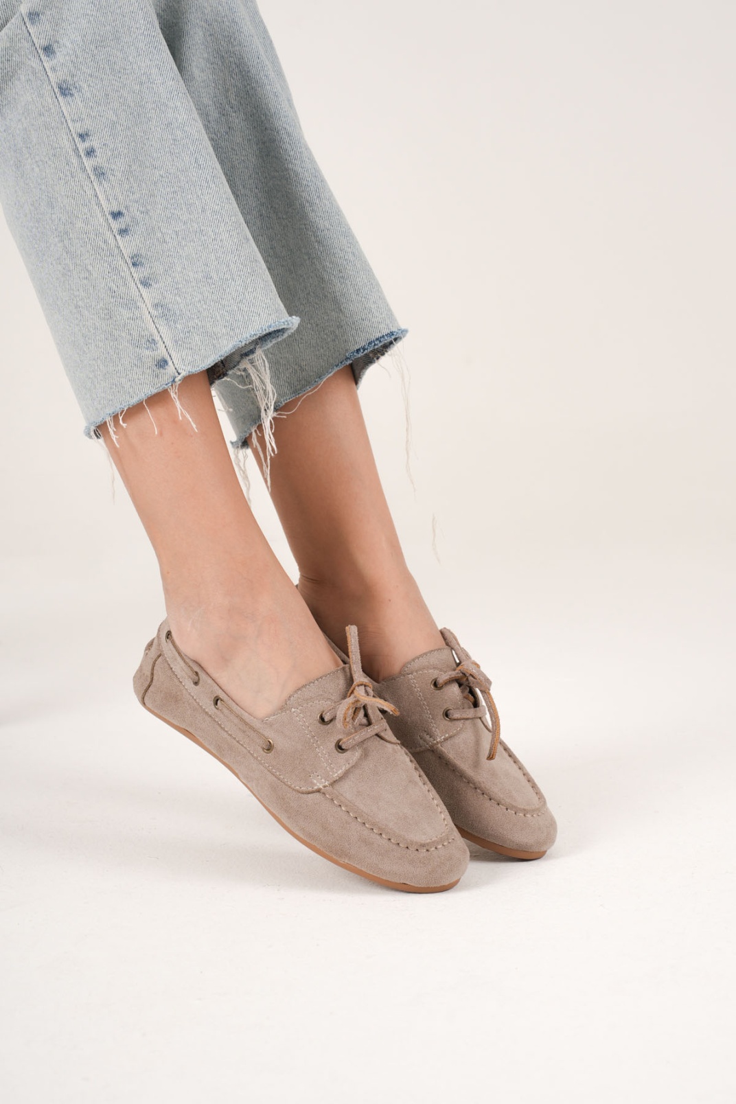 Kadın Vizon Günlük Süet Ayakkabı TR27MS06D