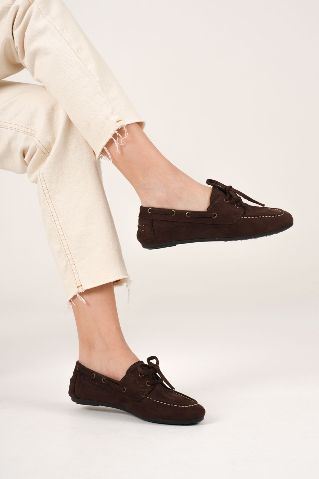 Kadın Acı Kahve Günlük Süet Ayakkabı TR27MS06E