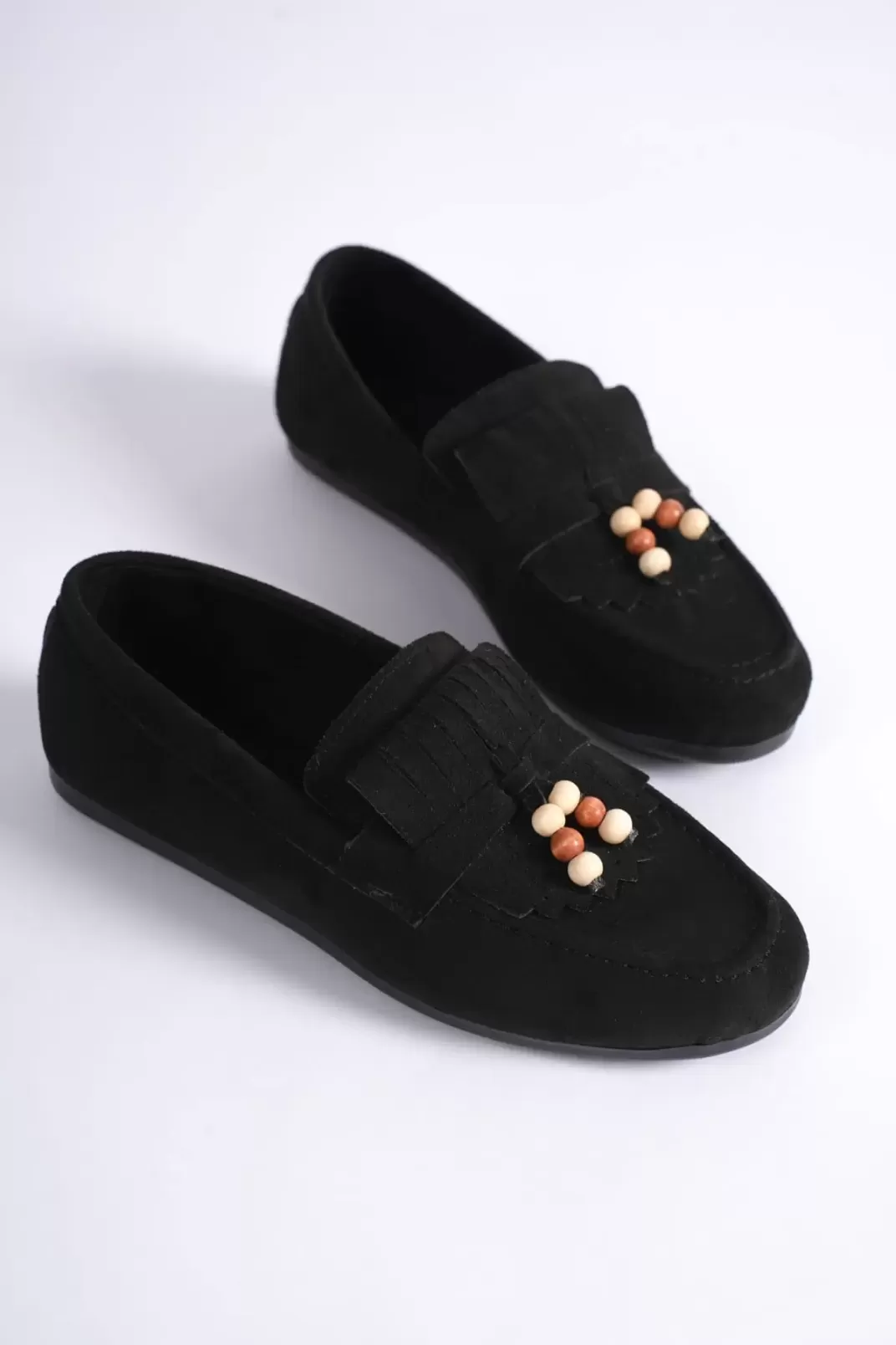 Kadın Siyah Süet Günlük Ayakkabı  TR19MS03A