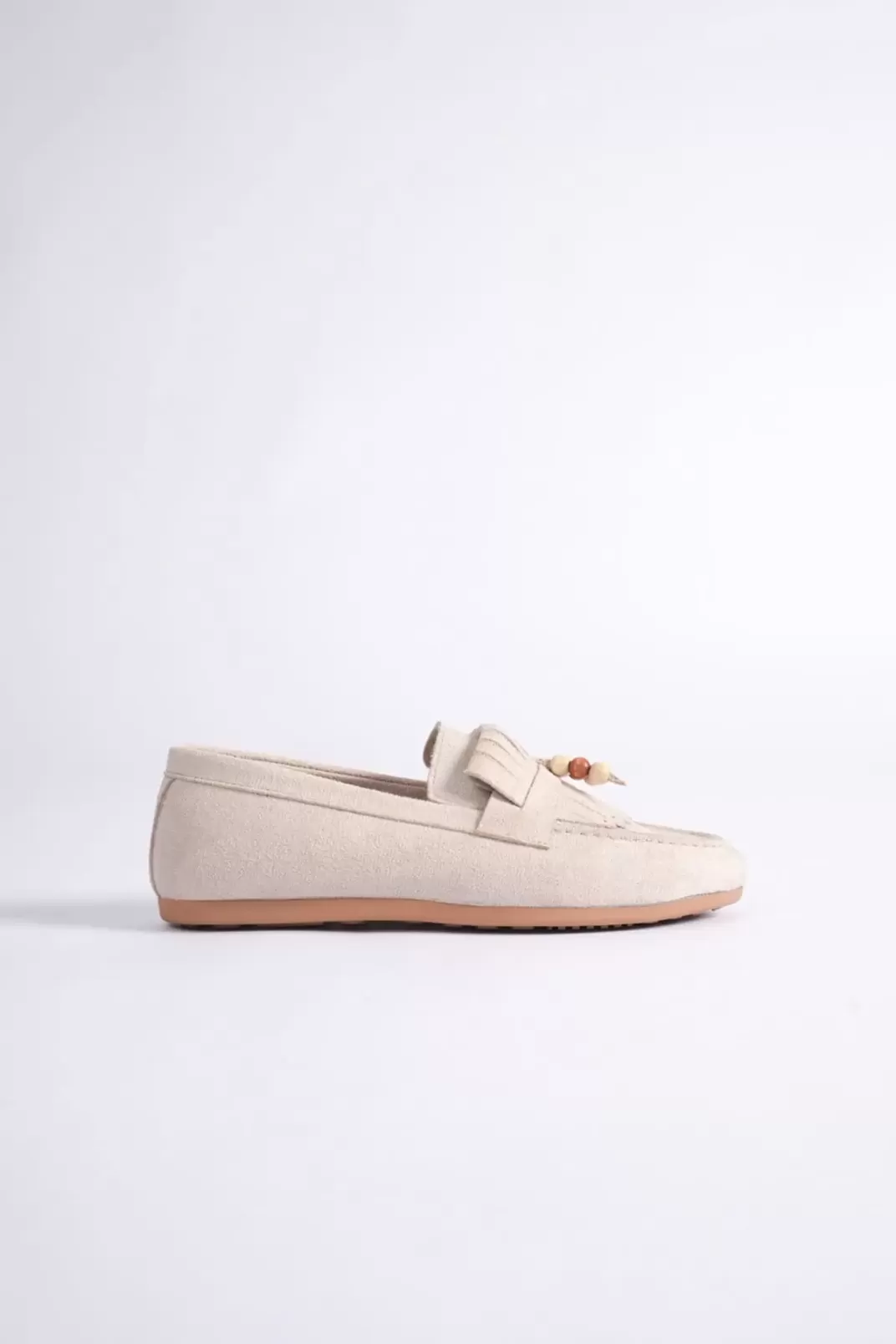 Kadın Bej Süet Günlük Ayakkabı  TR19MS03B