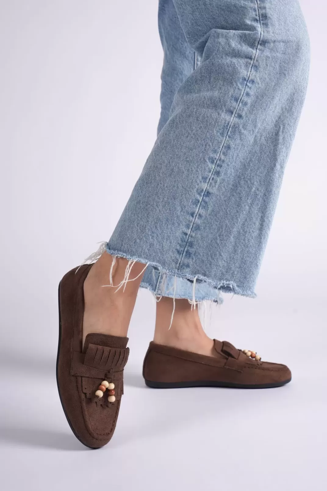 Kadın Acı Kahve Süet Günlük Ayakkabı TR19MS03C