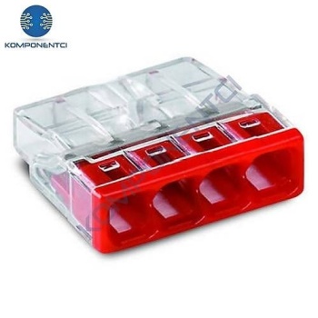 GWEST GW 2,5-4 GEÇMELİ BUAT KLEMENS KIRMIZI 100 ADET KDV DAHİL FİYAT