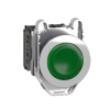 Schneider XB4FW33M5 230VAC 1NA+1NK Yeşil Gömülü Işıklı Yaylı Led Kumanda Butonu