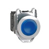 Schneider XB4FW36B5 24VAC/DC 1NA+1NK Mavi Gömülü Işıklı Yaylı Led Kumanda Butonu