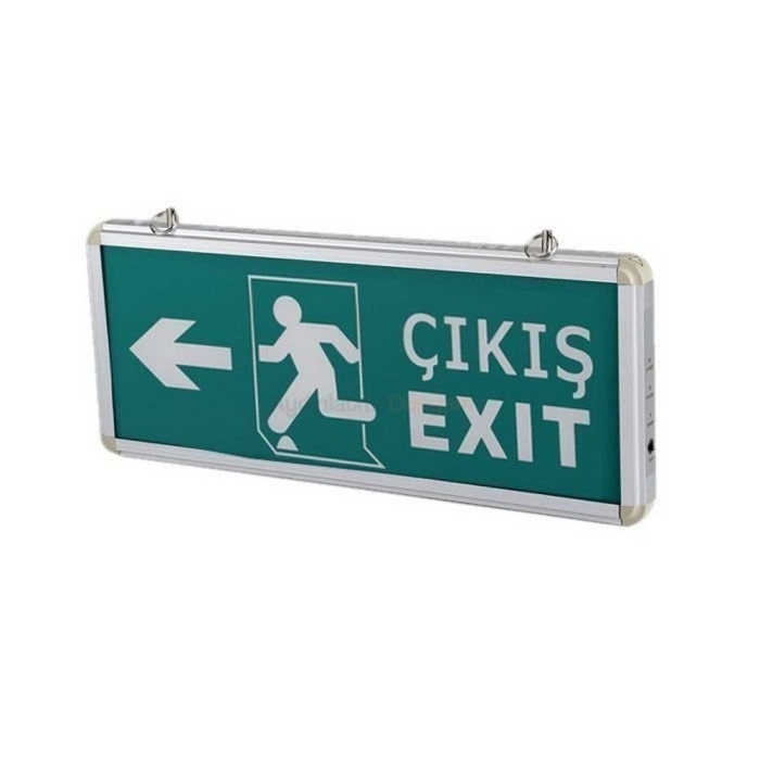 CATA  3W EXIT ÇIKIŞ ARMATÜRÜ LEDLİ 3 SAAT AKÜLÜ ( KDV DAHİL FİYAT)