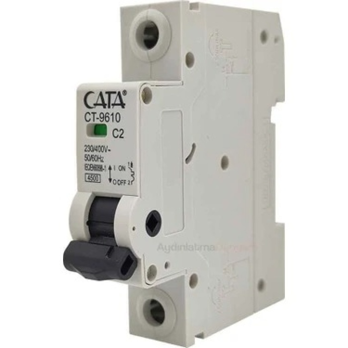 CATA  2 AMPER SİGORTA ( C TİPİ / MONOFAZE / 4.5 kA ) ( KDV DAHİL FİYAT)