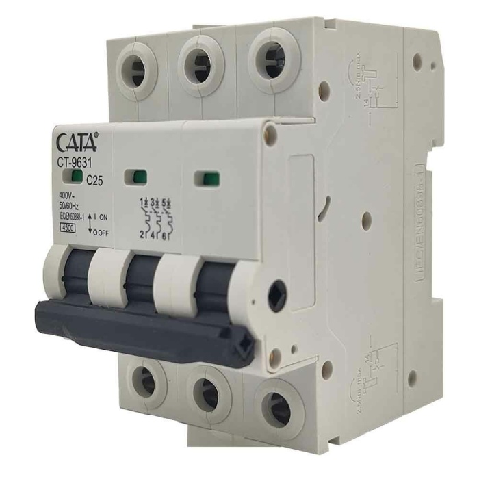 CATA  40 AMPER KAÇAK AKIM RÖLESİ ( 300 mA /  MONOFAZE / 6 kA ) ( KDV DAHİL FİYAT)