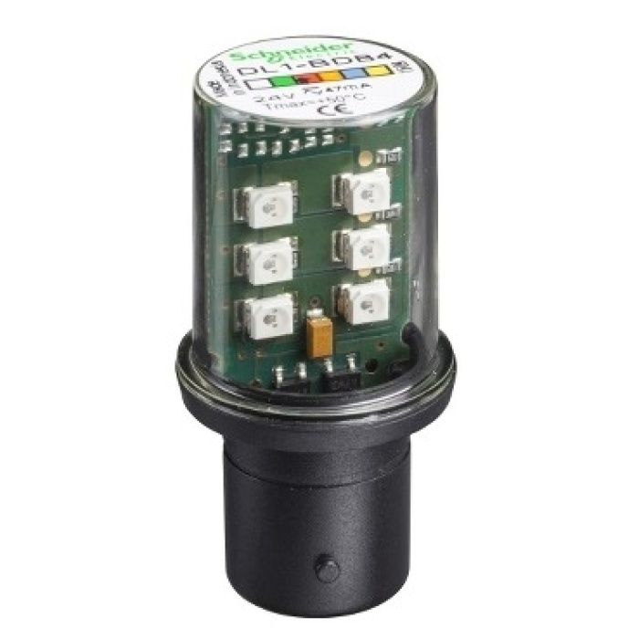 Schneider DL1BDB4 Kırmızı Led 24V Ac/Dc BA15D