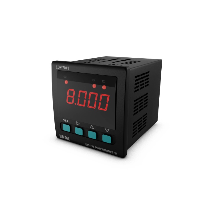 ENDA EDP7041-230VAC-RS ENDA DİJİTAL POTANSİYOMETRE 230 V AC RS485 72x72 mm 0-10 V / 0-20 mA