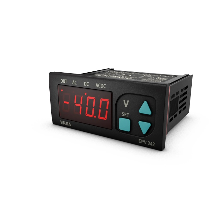 EPV242-R-230VAC-RSI ENDA PROGRAMLANABİLİR AC/DC VOLTMETRE RÖLELİ 230V AC İZOLE MODBUS