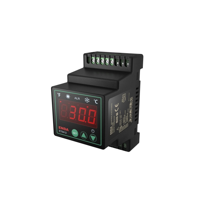 ENDA ET5412-LV-RS 10-30V DC/8-24V AC Dijital On-Off Termostat-Sıcaklık Kontrol Cihazı