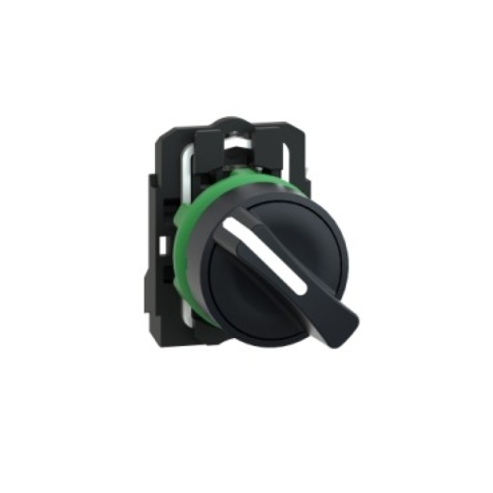 Schneider Electric XB5AD21 Siyah mandal buton Ø22 2 konumlu sabit 1NA