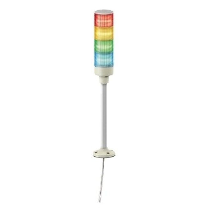 Schneider XVGB4H 60mm 24V AC/DC Led Sabit Işıklı Kırmızı-Sarı-Yeşil-Mavi IP53 Monoblok Işıklı Kolon