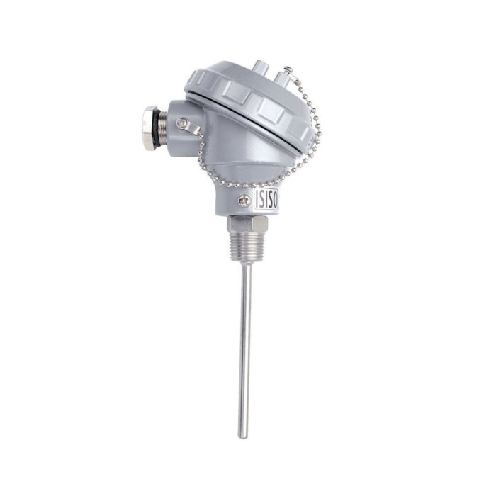ISISO KAFALI TİP TERMOKUPL ÇAP 6 150 MM DALMA MESAFESİ J TİPİ 1/2 RAKORLU  FE-CONST