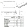 DSPIC30F3014 30I/P 16-Bit 30MIPs Mikrodenetleyici DIP-40