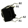 6x6 4.5mm Tach Buton (4 Bacak)