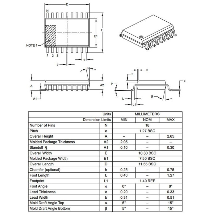 PIC16F84A-04/SO SMD SOIC-18 8-Bit 4 MHz Mikrodenetleyici