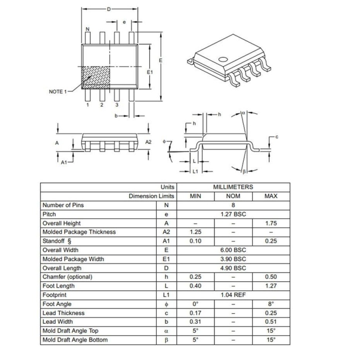 PIC12F683 I/SN SMD SOIC-8 8-Bit 20Mhz Mikrodenetleyici