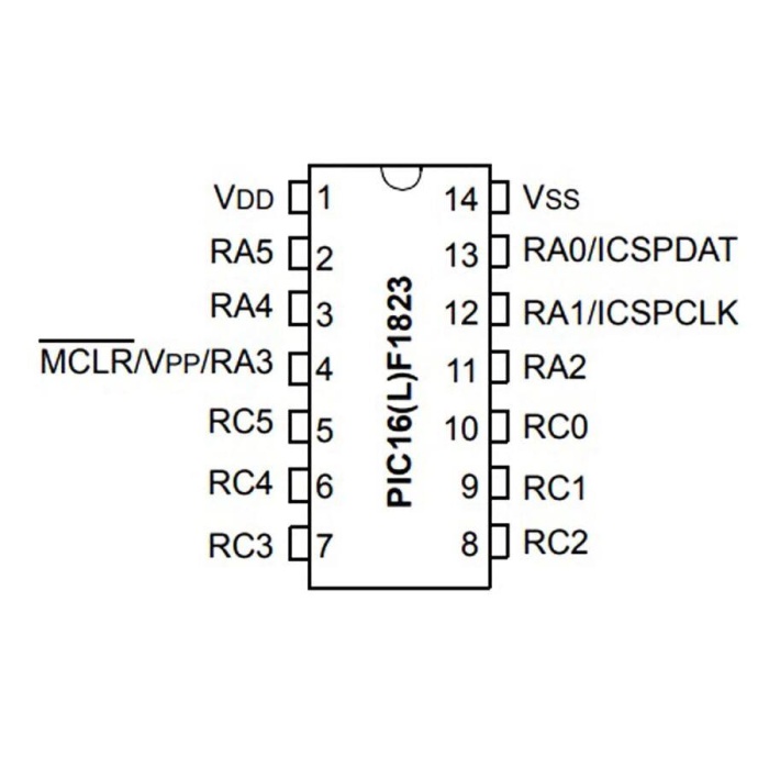 PIC16LF1823-I/S Smd 20MHz 8-Bit Mikrodenetleyici Soic14