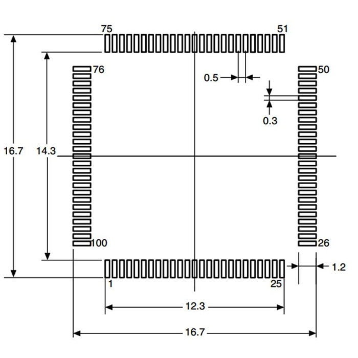 STM32F407VGT6 Smd 32-Bit 168MHz Mikrodenetleyici LQFP-100