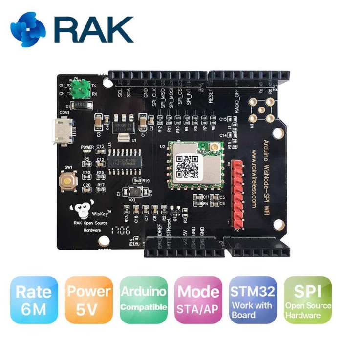 RAK439 Wisnode SPI Arduino Uyumlu Geliştirme Kartı