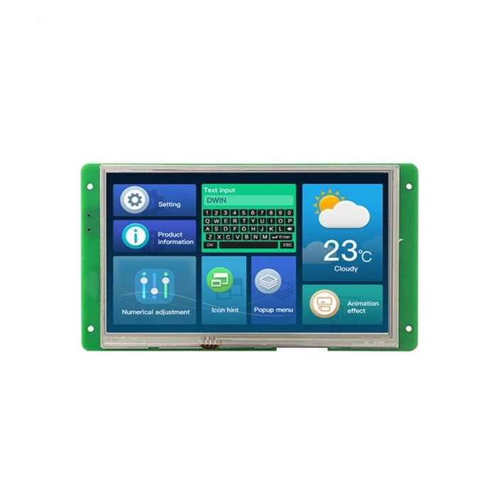 7 Inch Dwin HMI Display Rezistif Ekran - Dokunmatik