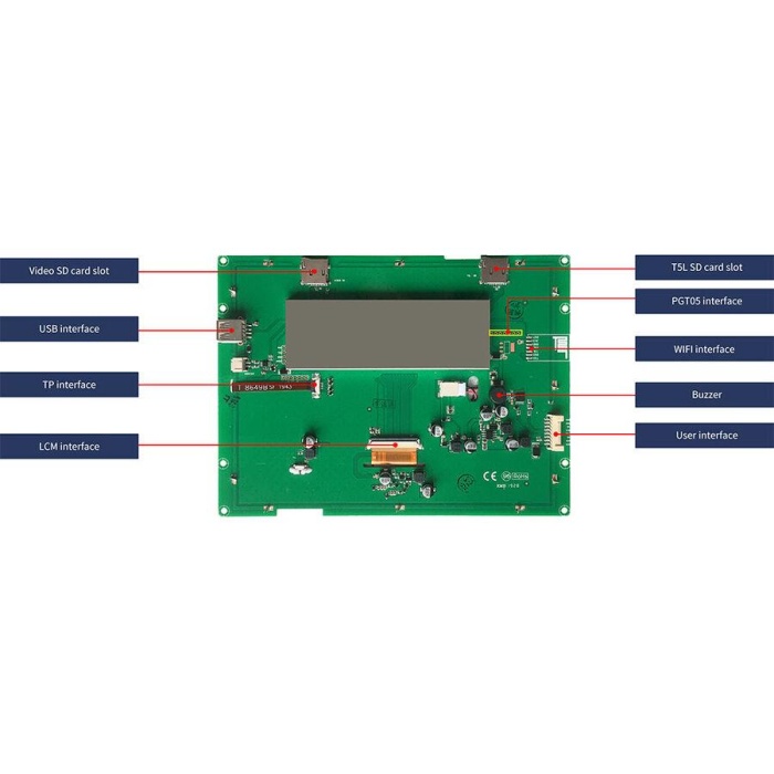 8 Inch Dwin Dijital LCD Video Ekranı - Dokunmatik