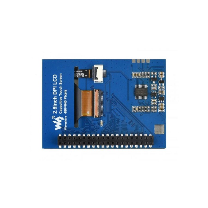 Raspberry Pi 2.8 Inç Kapasitif LCD Dokunmatik Ekran - 480 × 640