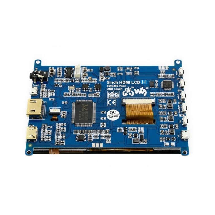 5 inç Kapasitif Dokunmatik Ekran LCD (Y)-800×480
