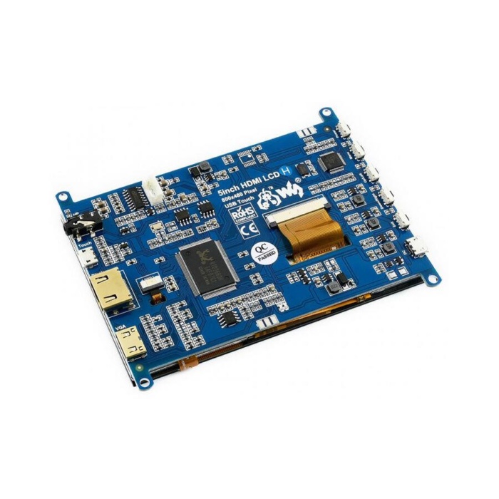 5 inç Kapasitif Dokunmatik Ekran LCD (Y)-800×480