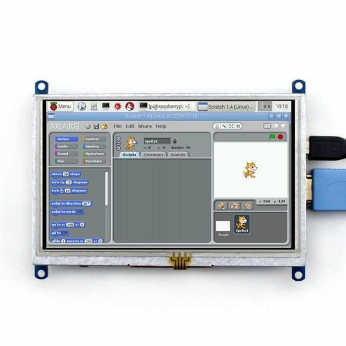 Raspberry Pi 5 Inch HDMI Lcd (B) Ekran 800×480 Geniş Platform Desteği