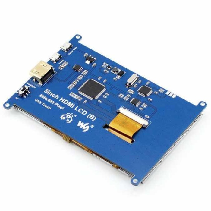 Raspberry Pi 5 Inch HDMI Lcd (B) Ekran 800×480 Geniş Platform Desteği