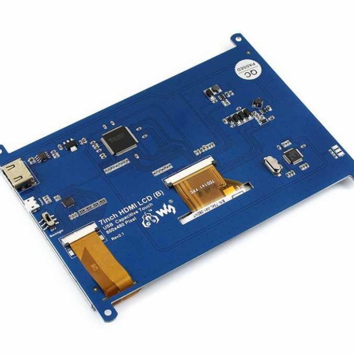Raspberry Pi 7 Inch HDMI Lcd (B) Ekran 800×480 Geniş Platform Desteği