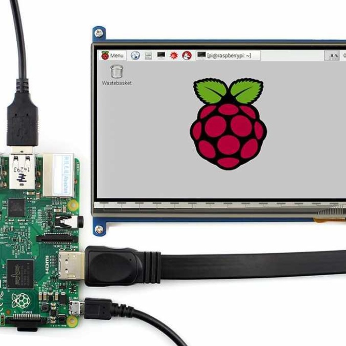 Raspberry Pi 7 Inch HDMI Lcd (B) Ekran 800×480 Geniş Platform Desteği