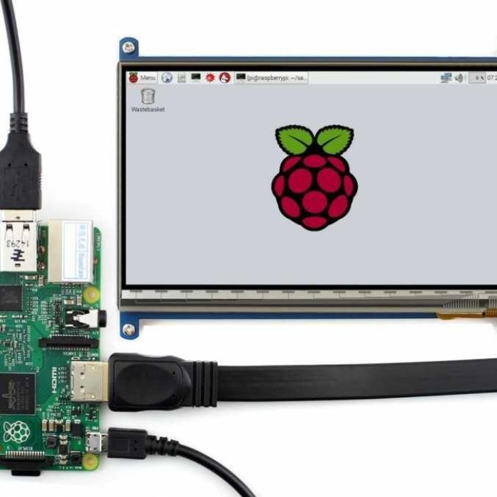 Raspberry 7 Inch HDMI Lcd C Ekran 1024×600 IPS Geniş Platform Desteği