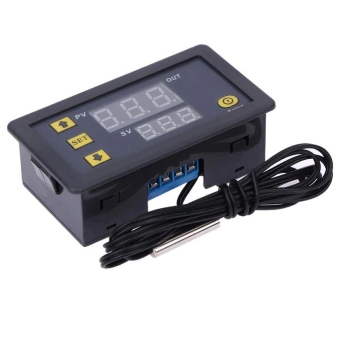 12 V 20A Dijital Ayarlanabilir Mini Termostat