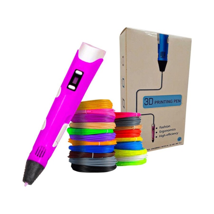 3D Kalem Baskı Seti - Pembe