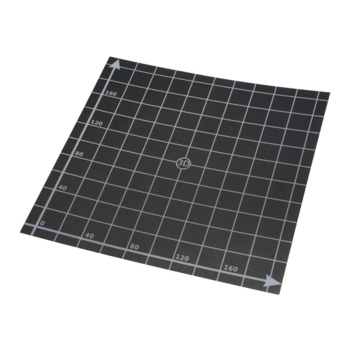 3D Yazıcı Koordinat Çizimli Isıtıcı Tabla Etiketi
